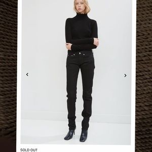 HELMUT LANG low rise long black jeans. NEVER WORN!